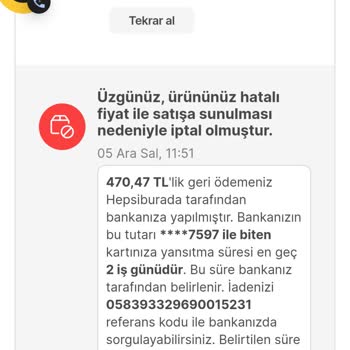 Hepsiburada Dan Şikayetçiyim. Tutarsız Bahaneyle Ürün İptal Ediyor