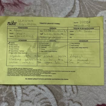 Nike Air Max 270 Ayakkabımın Değiştirilmesi