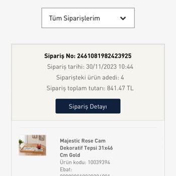 English Home Hem Eksik Hem Kırık Ürün