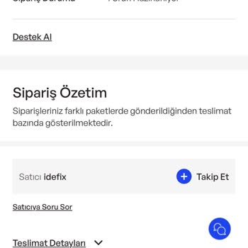 idefix Siparişimin Gönderilmiyor. Sipariş Durumu Bilinmiyor.