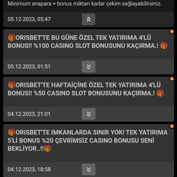 Orisbet Para Çekim İşlemi Red Edildi