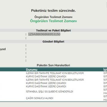 Zara Home Ürünlerin Söylenilen Tarihte Ve Sağlam Ulaşmaması