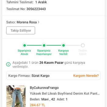 Trendyol Kargo Teslimatta Gecikme