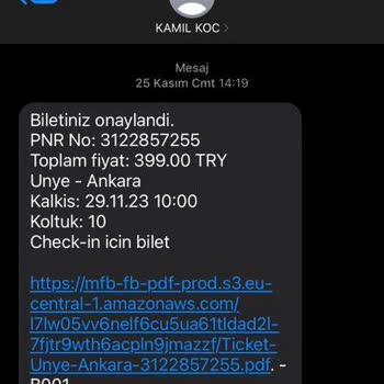 Kamil Koç Otobüsüm Beni Almak İçin Terminale Girmeden, Beni Almadan Gitti.