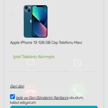 A101 Ürün İptali, Ücret İadesi