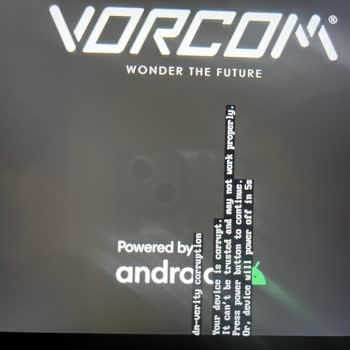 Vorcom Tablet Açılmıyor, Yazılar Çıkıyor Kapanıyor Kendisinden