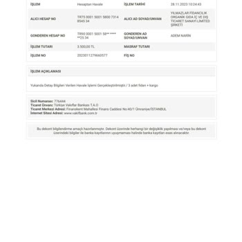 Yılmazlar Süs Bitkileri ve Fidancılık Fidan Siparişi Sorunu Ve İade Gecikmesi