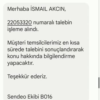 Sendeo Kargonun Siparişimi Kaybetmesi