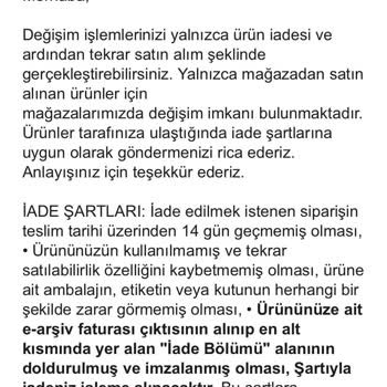 Wunder İade Değişim Saçmalığı