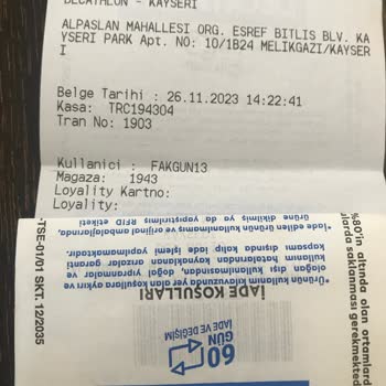 Decathlon Geç Teslimat Ve Muhatap Bulamama Bir De Komik Mesajlar