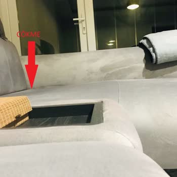 Kelebek Mobilya Cornelli Köşe Koltuğunun Süngerinde Çökme