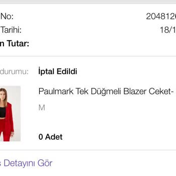 Paul Mark Ürün Göndermeme Sorunu