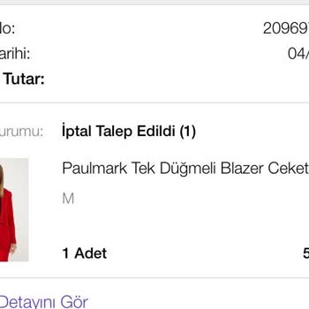 Paul Mark Ürün Göndermeme Sorunu