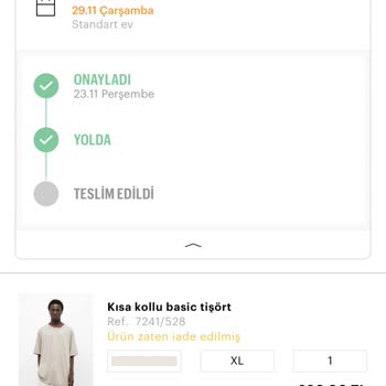 Pull & Bear Kasım İndirimiyle Alınan Ama Hiç Gelmeyen Kargolar.