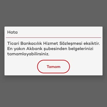 Akbank'ın Şahsi Hesabımı Ticari Hesaba Dönüştürmeye Çalışması!