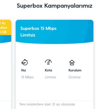 Turkcell Sınırsız Süper Box Yüksek Fiyat ( Deprem Bölgesi)