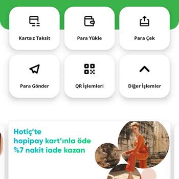 Hopi Ürün Almak İçin Hopipay Para Yüklemek