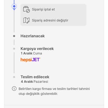 Hepsiburada Teslim Edilmeyen Sipariş