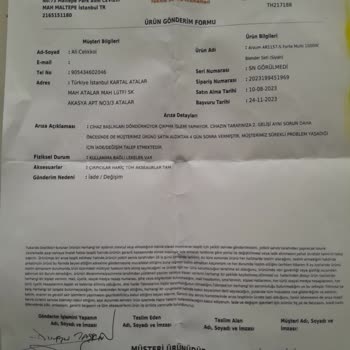 Arzum Blender Seti Arızası