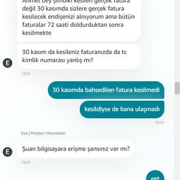 Amazon.com Usulsüz Fatura Düzenliyor.