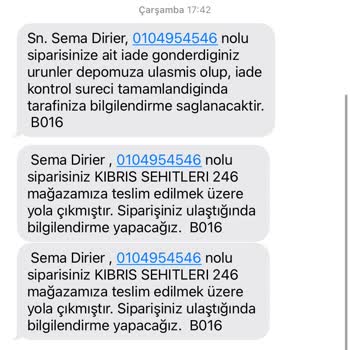 Watsons Ödemesini Yaptığım Ürünlerim 1 Aydır Teslim Edilmedi