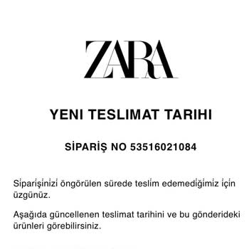 Zara Kargo Teslimat Problemi