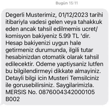 TEB Tarifeli Banka Hesabı Ücret Kesintisi Müşteri Şikayeti