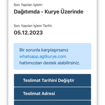 AGT Kurye'nin Sürekli Geciken Ve Ulaşmayan Kargo Sorunu