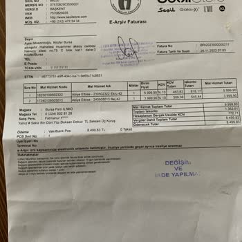 Ilmio Elbise Boyunun Ayarlanması İçin Tadilat Ücreti Alınması