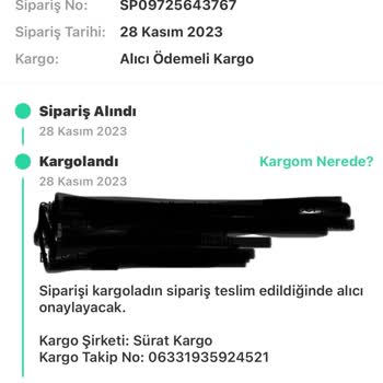 Sürat Kargo Kargomu Bulamıyor, 8 Gündür Kargom Teslim Edilmedi