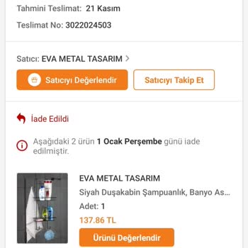 Trendyol Tarafından Teslim Edilemeyen Ürün