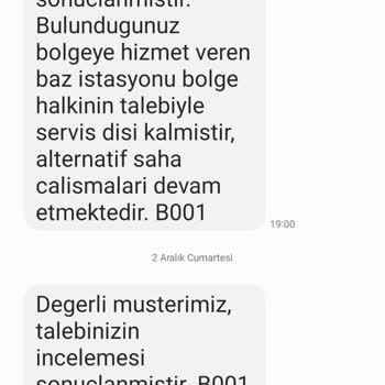 Telefonlarımız Çekmiyor. Türk Telekom İlgisiz.