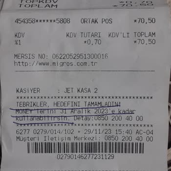 Migros Kampanya Moneylerini Vermiyor!