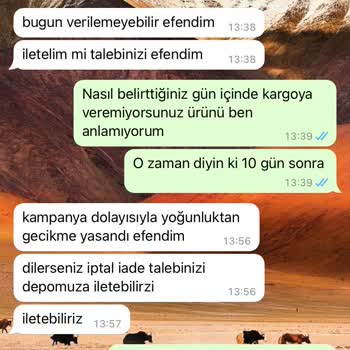 Limoya Ayakkabı Ürünüm Kargoya Verilmedi