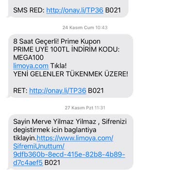Limoya Ayakkabı Ürünüm Kargoya Verilmedi