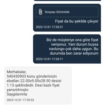 Shipentegra Yanlış Ölçüm İle Ekstra Ücret