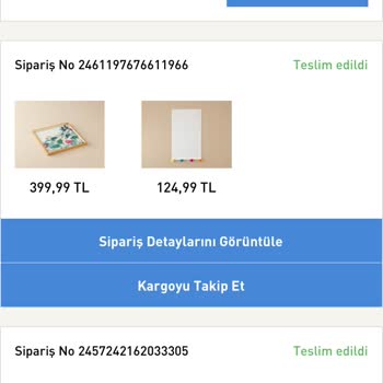 English Home Satın Aldığım Ürün Gönderilmedi