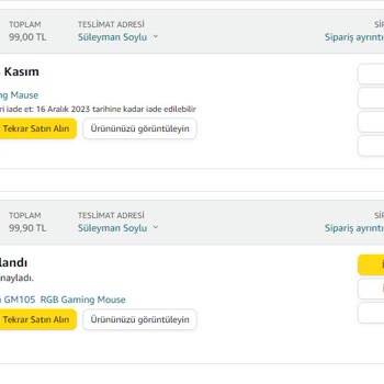 Amazon Yapılmayan Para İadesi
