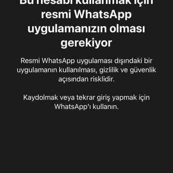 Apple İOS WhatsApp Hata