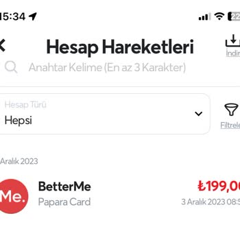 Betterme Habersiz Para Çekti