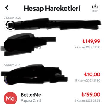 Betterme Habersiz Para Çekti