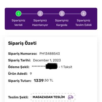 Gratis Teslim Edilmeyen Sipariş