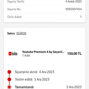 Vodafone Ücret İadesi Yapmıyor