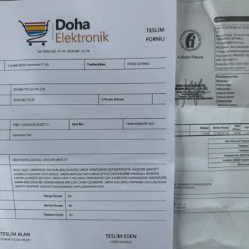 Oculus Doha/DMD Elektronik Garanti Sorunsalı