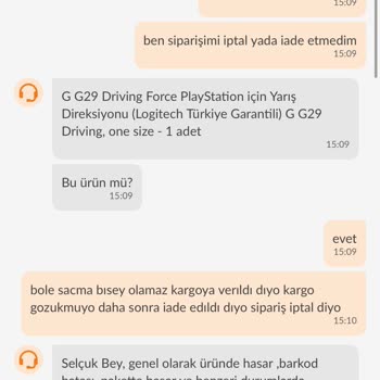 Trendyol Bilgim Dışında Siparişim İptal Edildi!