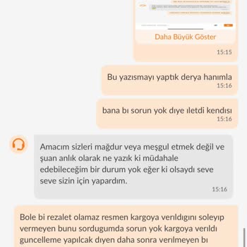 Trendyol Bilgim Dışında Siparişim İptal Edildi!