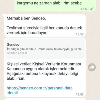 Sendeo Kargo Teslim Etmemeleri