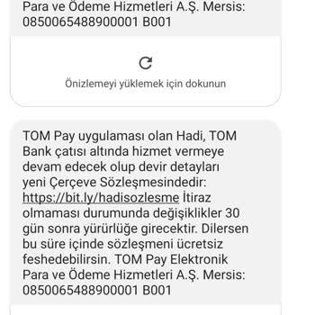 Tompay Üyeliği İptal Talebi