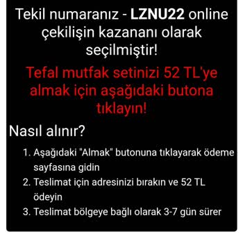 Amazon Tencere Çekilişi Mağduriyeti
