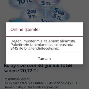 Türk Telekom Paketmatik Şikayet Yalan Kampanya